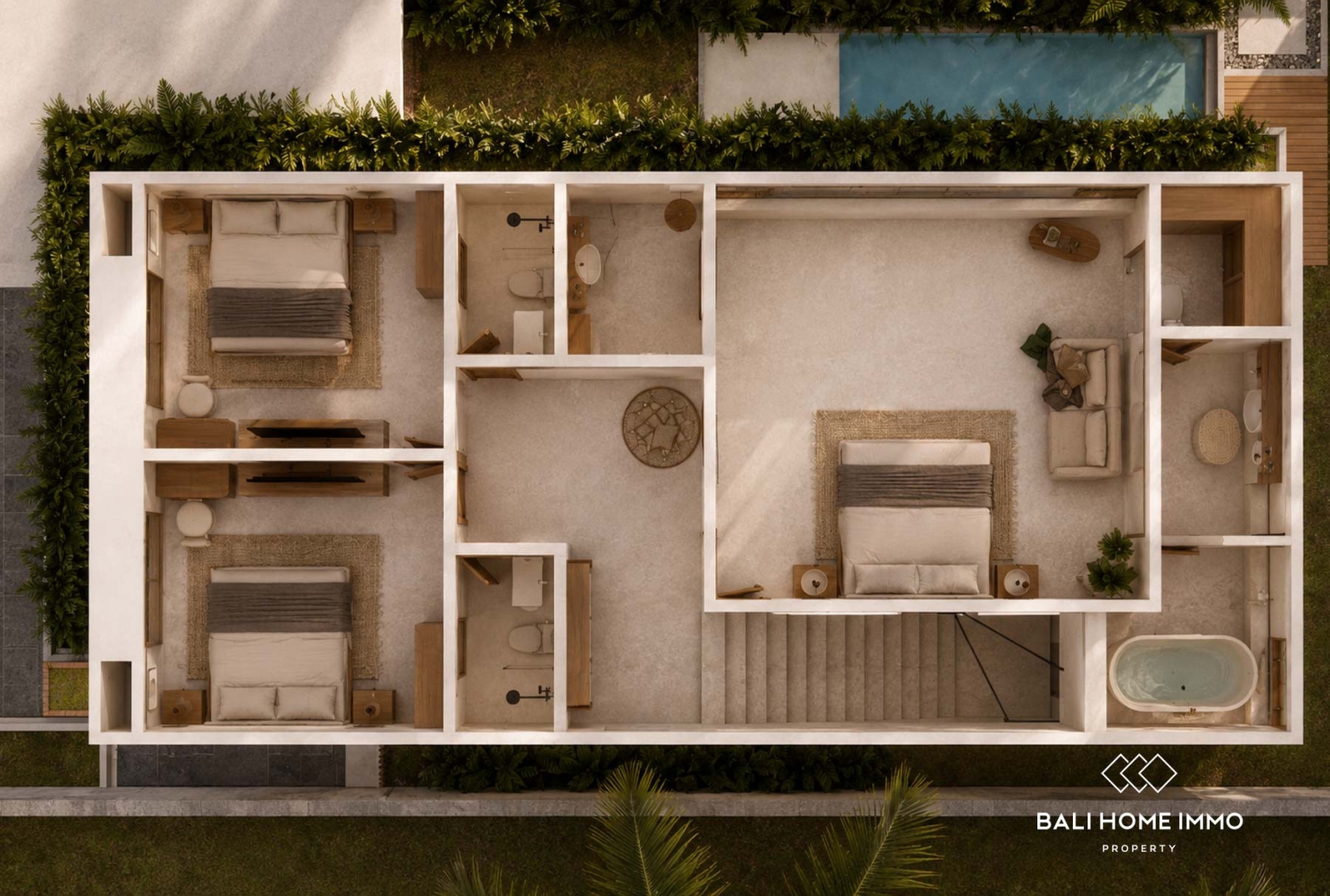 OFF-PLAN 4 Bedroom Villa FOR LEASEHOLD SALE in SANUR BALI view 13
