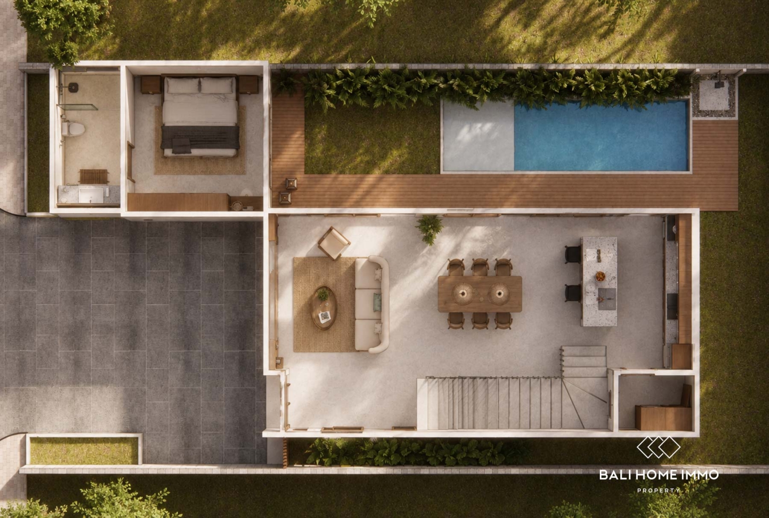 OFF-PLAN 4 Bedroom Villa FOR LEASEHOLD SALE in SANUR BALI view 14