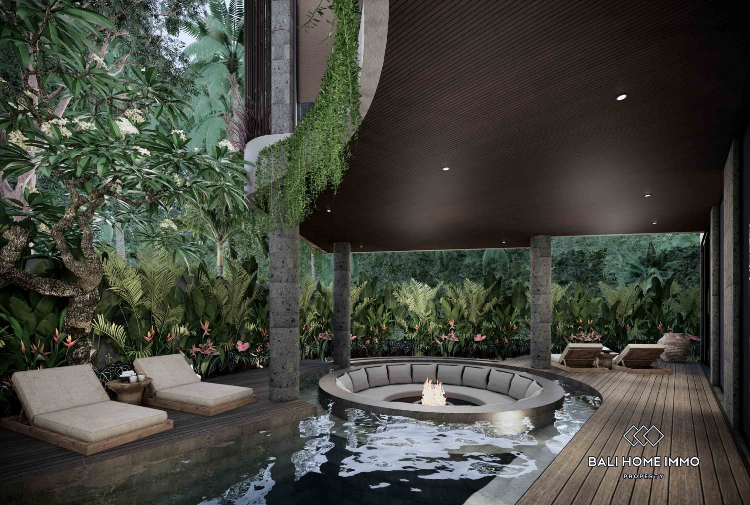 Off-plan 4 bedroom villa for sale in Ubud view 9