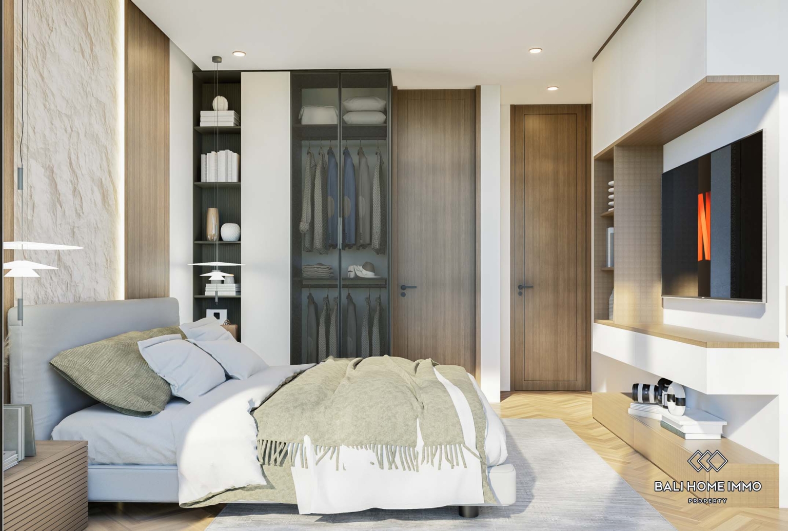 Villa de luxe de 4 chambres sur plan, en bail emphytéotique, à Canggu, Bali. view 20
