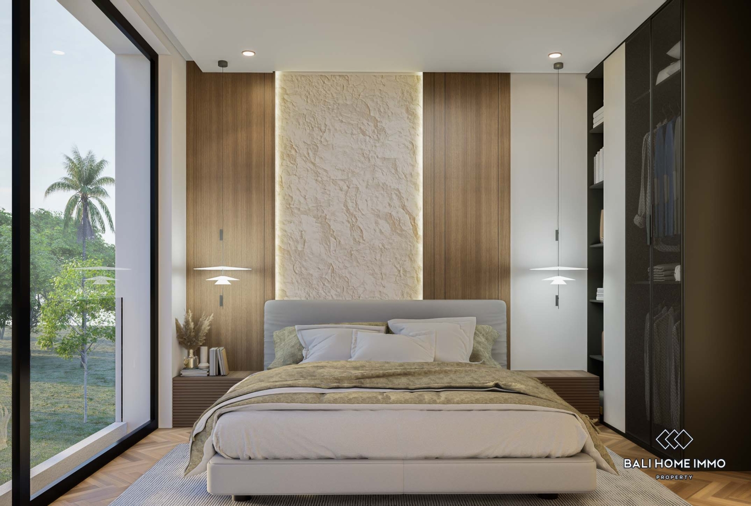 Villa de luxe de 4 chambres sur plan, en bail emphytéotique, à Canggu, Bali. view 19
