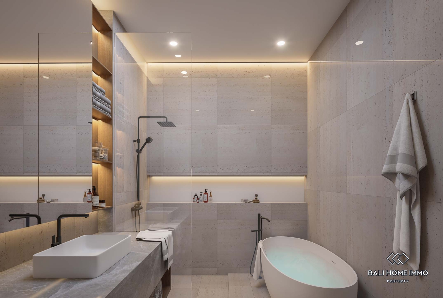 Villa de luxe de 4 chambres sur plan, en bail emphytéotique, à Canggu, Bali. view 24