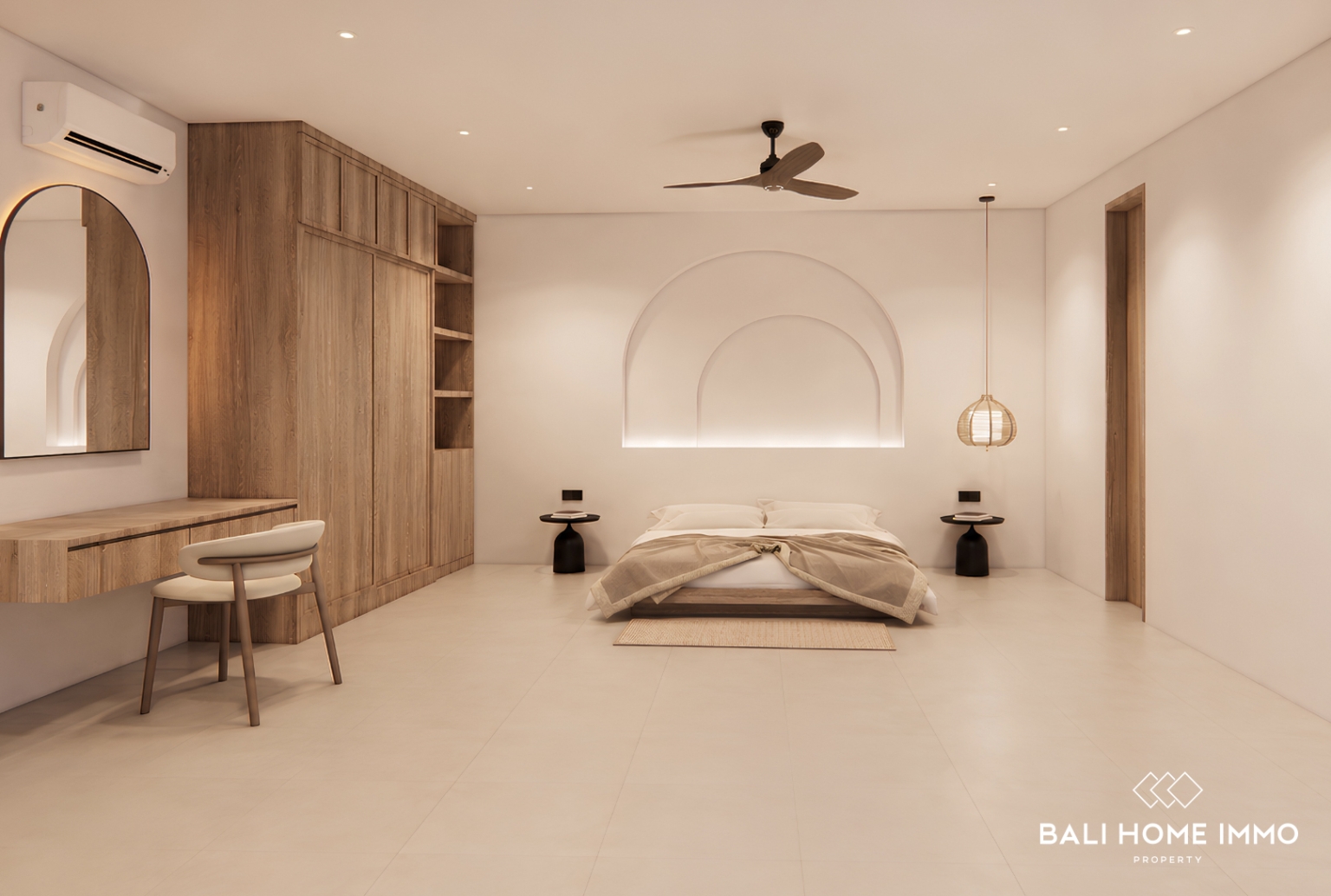 Villa de 5 chambres sur plan avec vue sur l'océan à vendre en bail emphytéotique à Bingin view 17