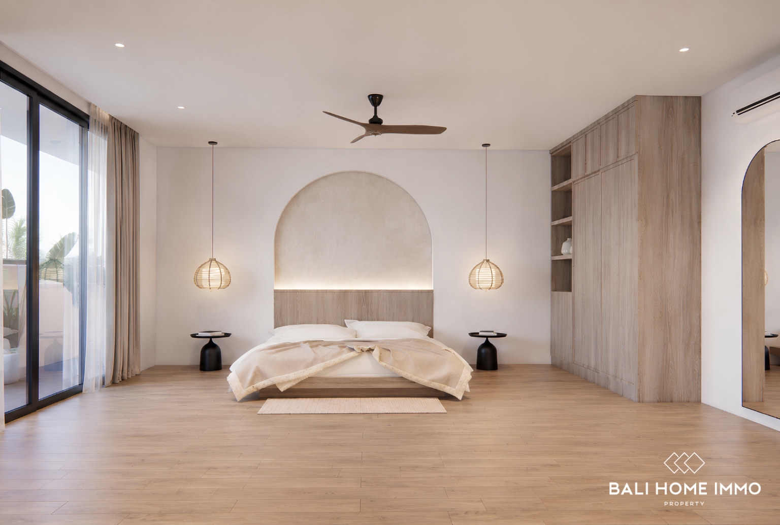 Villa de 5 chambres sur plan avec vue sur l'océan à vendre en bail emphytéotique à Bingin view 15