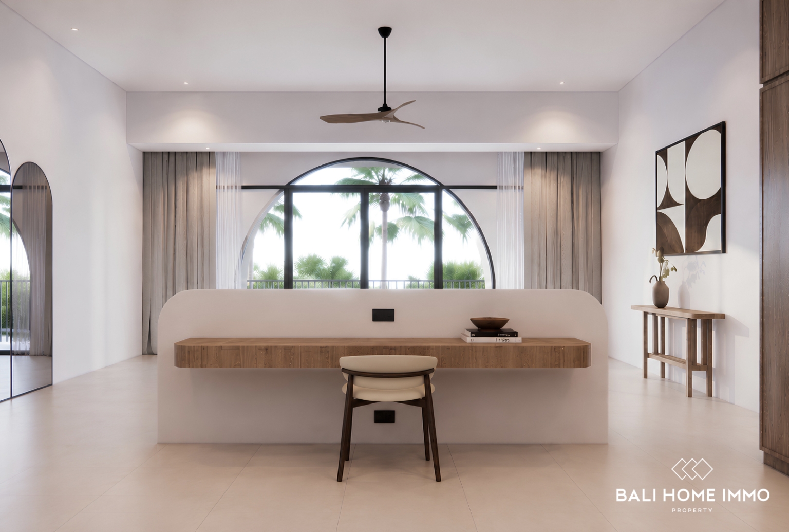Villa de 5 chambres sur plan avec vue sur l'océan à vendre en bail emphytéotique à Bingin view 14