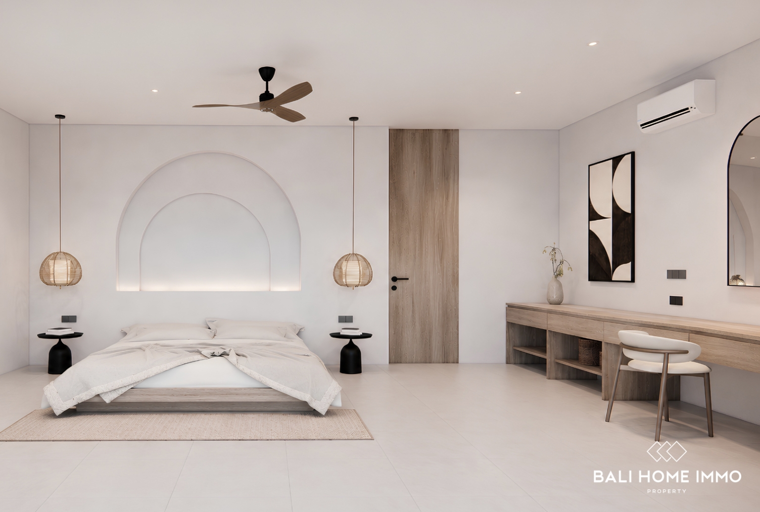 Villa de 5 chambres sur plan avec vue sur l'océan à vendre en bail emphytéotique à Bingin view 11