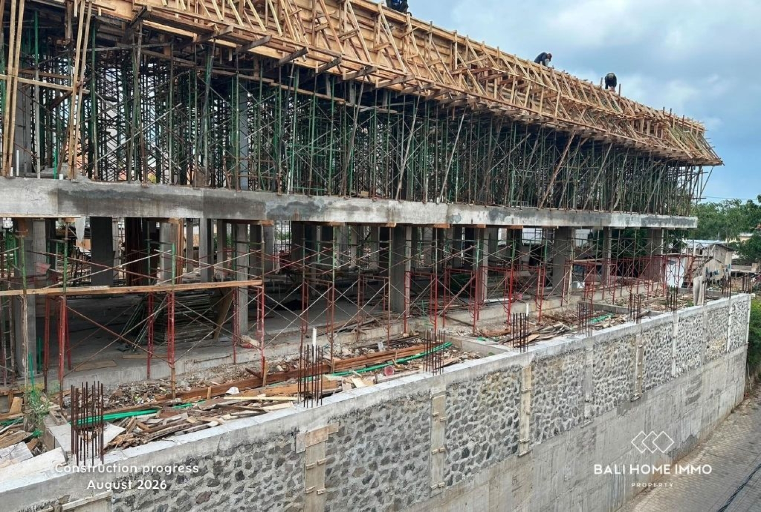 Villa de 5 chambres sur plan avec vue sur l'océan à vendre en bail emphytéotique à Bingin view 32