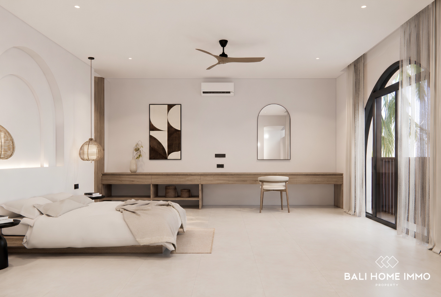Villa de 5 chambres sur plan avec vue sur l'océan à vendre en bail emphytéotique à Bingin view 13