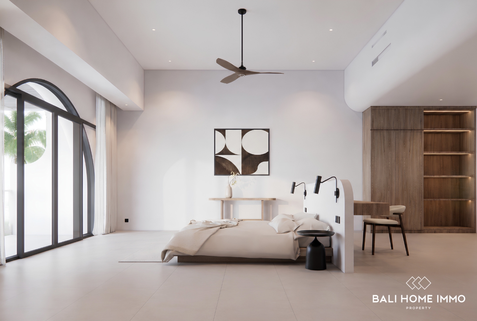 Villa de 5 chambres sur plan avec vue sur l'océan à vendre en bail emphytéotique à Bingin view 12