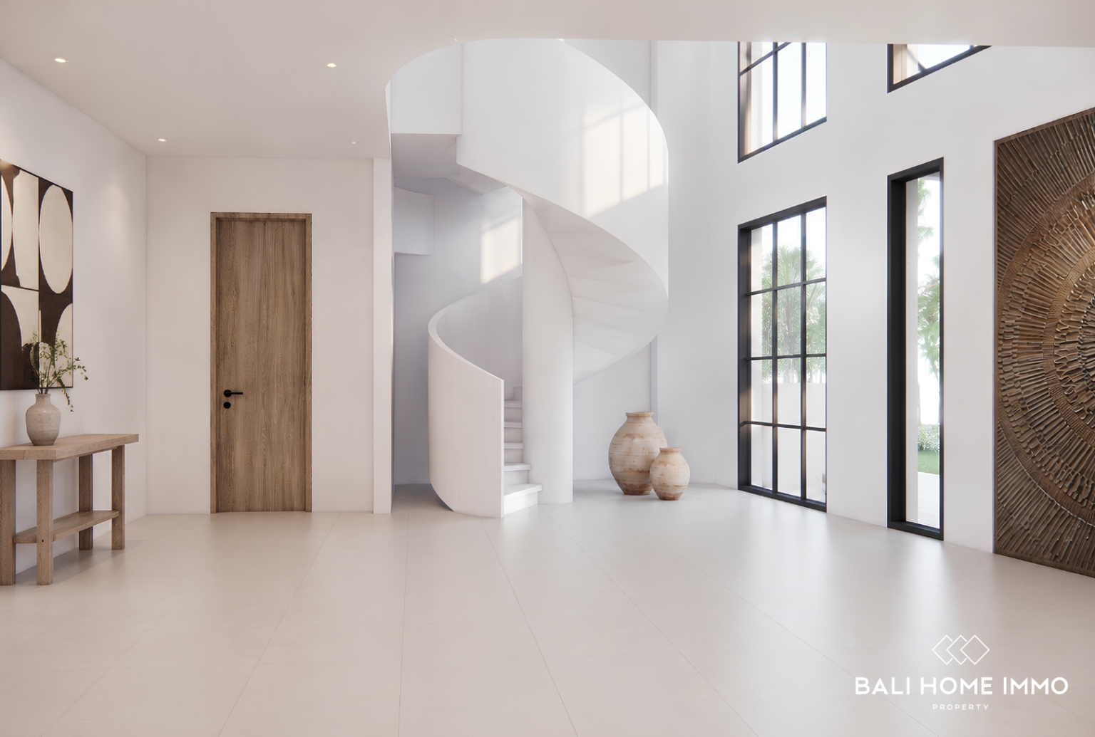 Villa de 5 chambres sur plan avec vue sur l'océan à vendre en bail emphytéotique à Bingin view 9