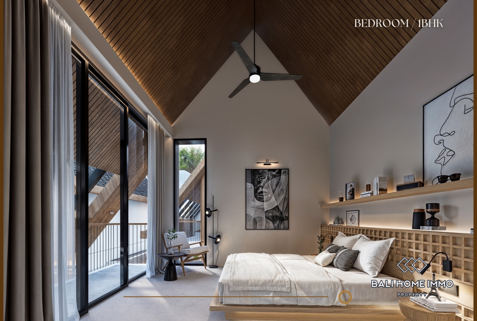 Villa contemporaine sur plan de 1 chambre à coucher à vendre à Ungasan view 5