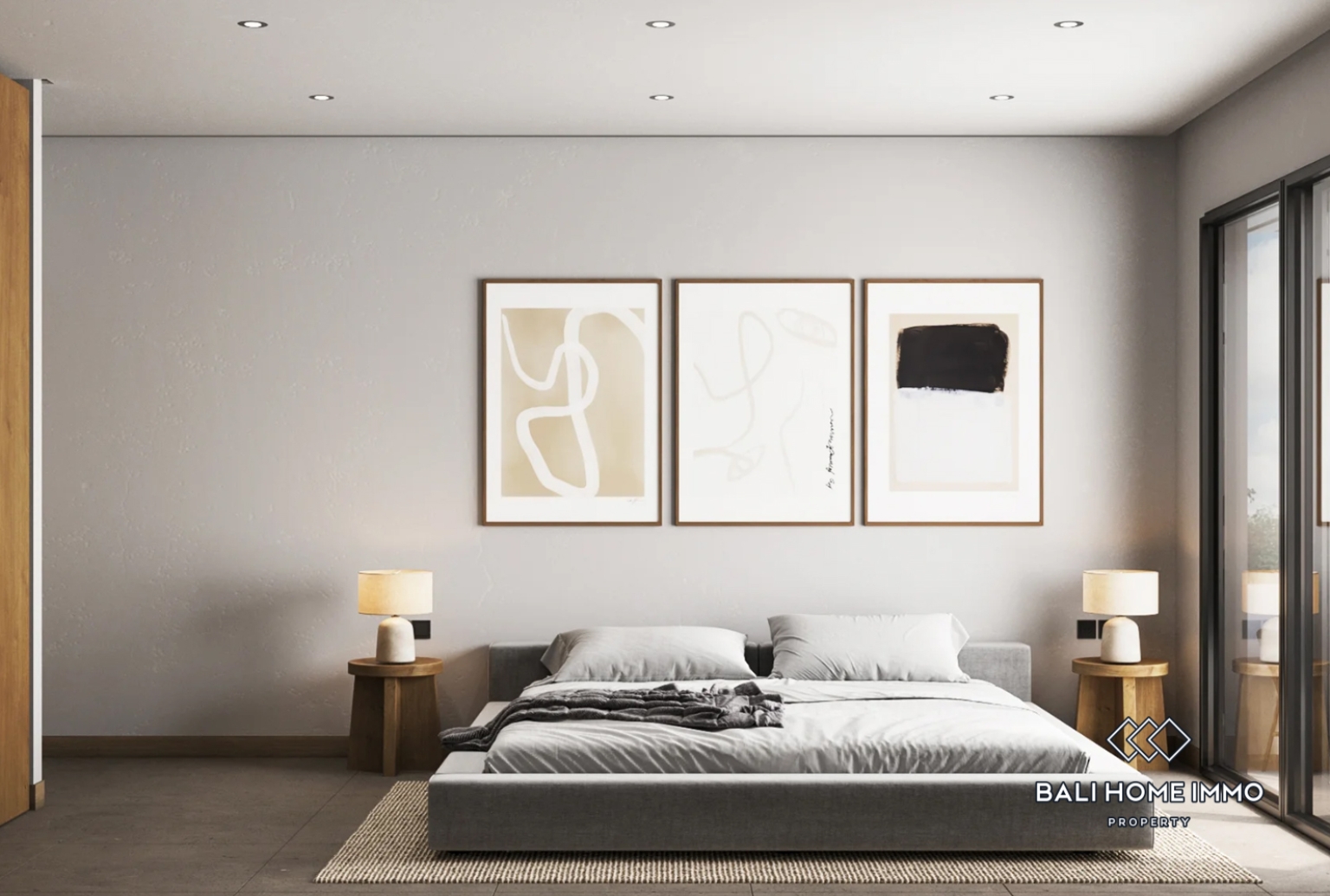 Villas contemporaines de 3 chambres avec vue sur l'océan, sur plan, à vendre à Pecatu view 6