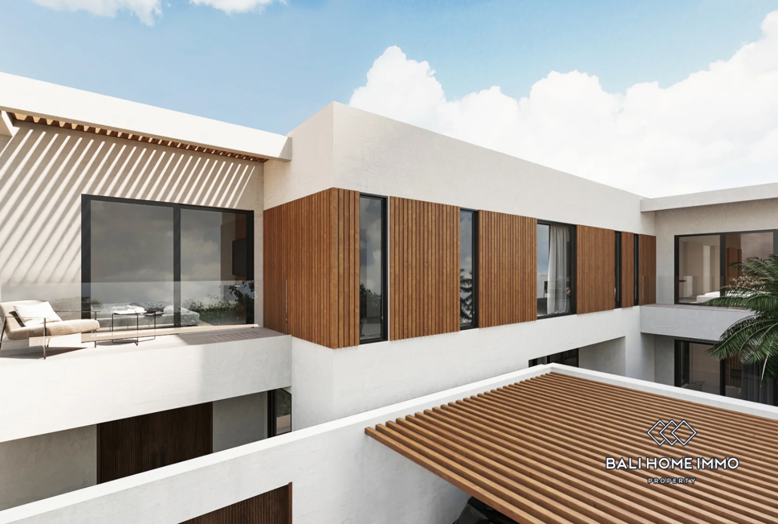 Villas confortables de 3 chambres avec vue sur l'océan, en vente sur plan, à Pecatu view 3