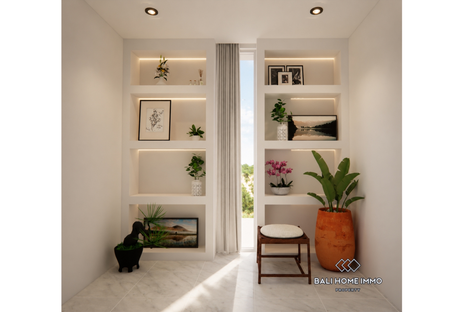 Villa tropicale confortable de 2 chambres à coucher, sur plan, à vendre près de la plage de Melasti view 13