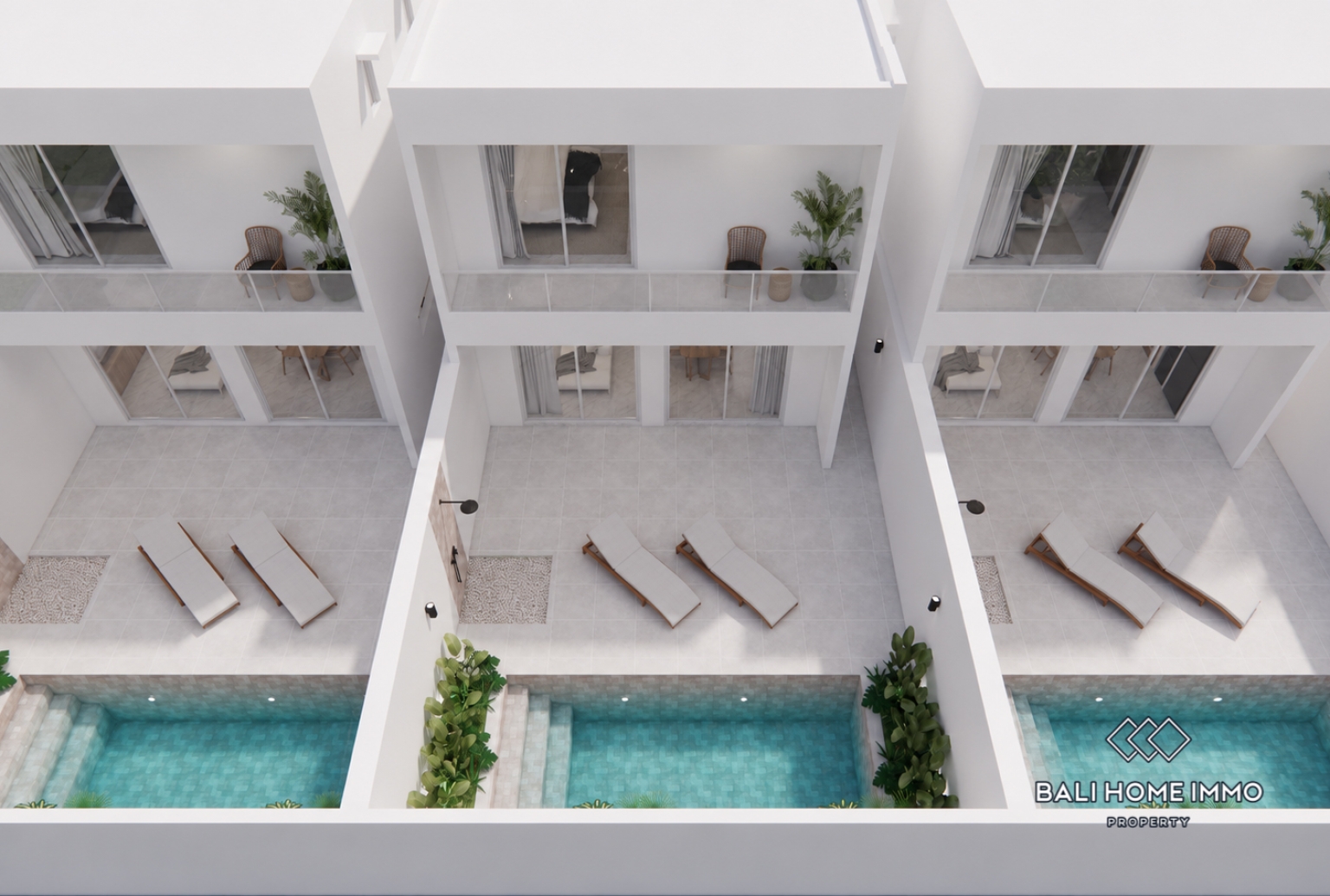 Villa tropicale confortable de 2 chambres à coucher, sur plan, à vendre près de la plage de Melasti view 3