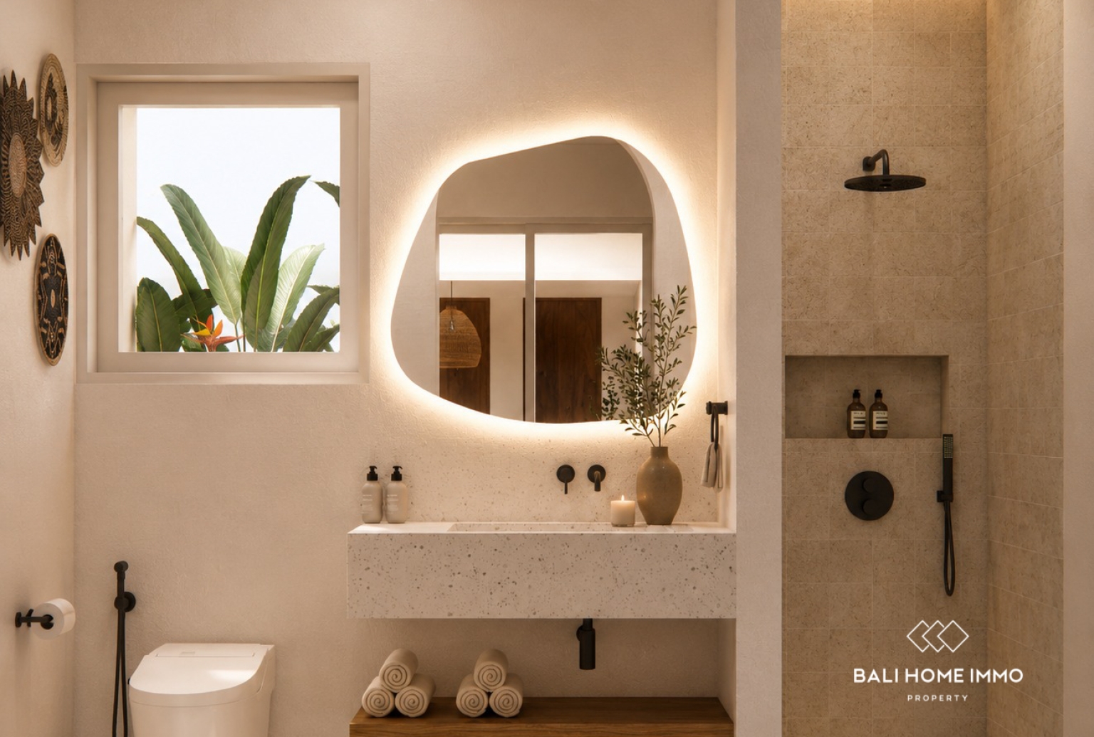 Villa tropicale confortable de 2 chambres à coucher, sur plan, à vendre près de la plage de Melasti view 8