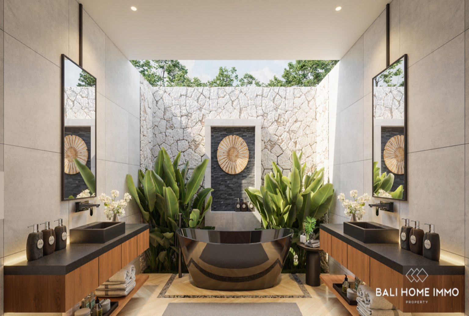 Villa de luxe 3 chambres avec vue sur l'océan, sur plan, à vendre en bail emphytéotique à Bingin view 10