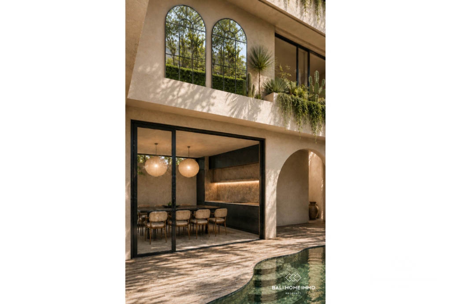 Villa de luxe 4 chambres sur plan à vendre à Tumbak Bayuh view 15