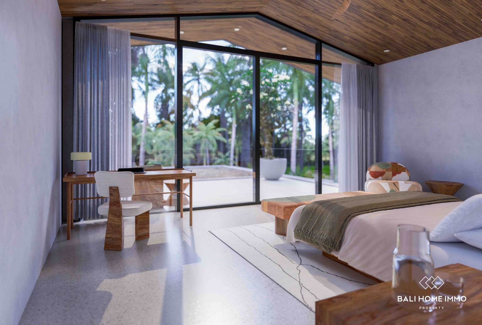 Villa tropicale de luxe de 3 chambres à coucher, sur plan, à vendre à Beraban view 9