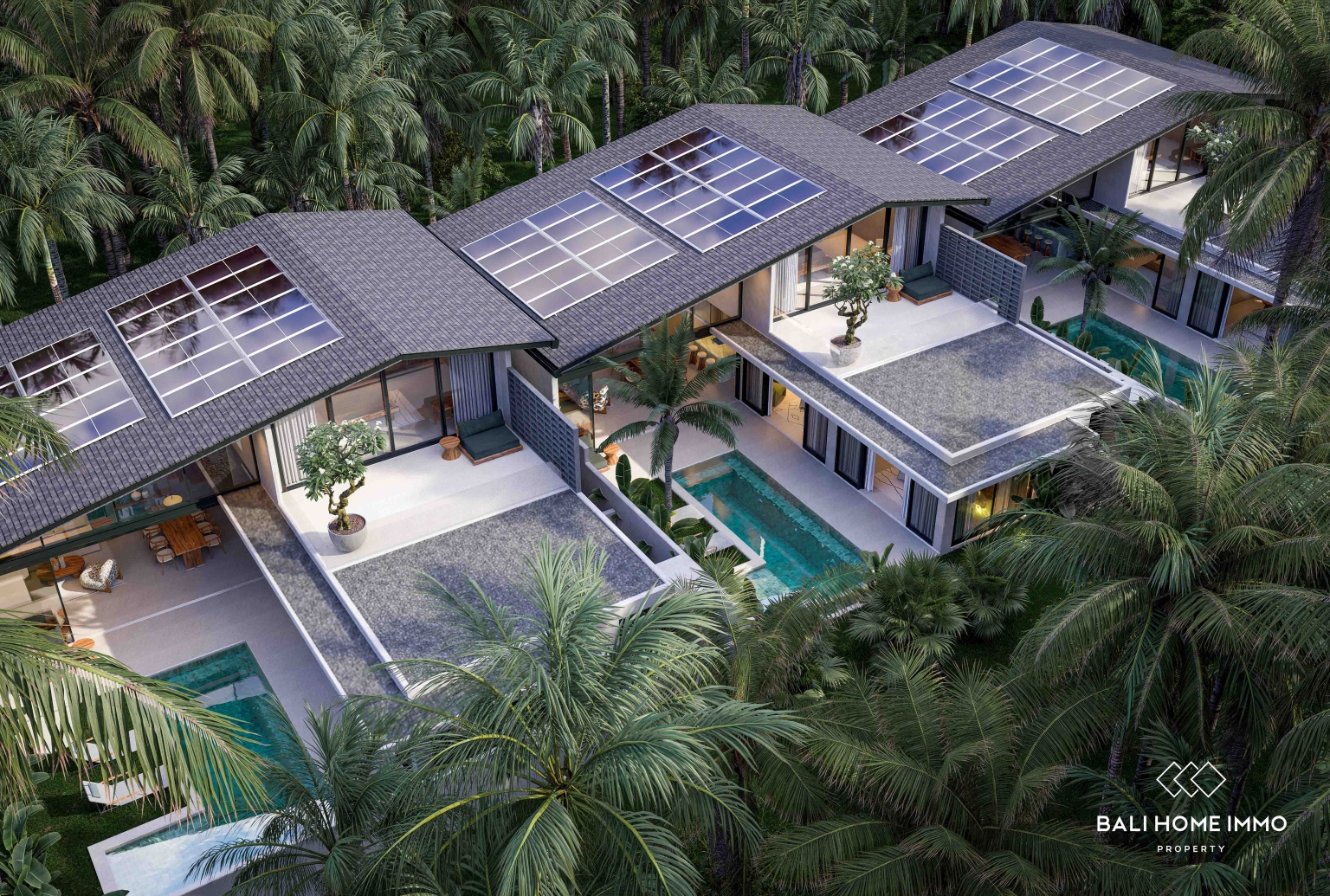 Villa tropicale de luxe de 3 chambres à coucher, sur plan, à vendre à Beraban view 18