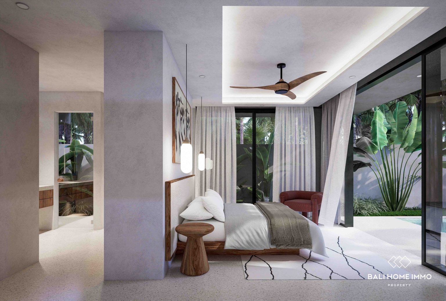 Villa tropicale de luxe de 3 chambres à coucher, sur plan, à vendre à Beraban view 10