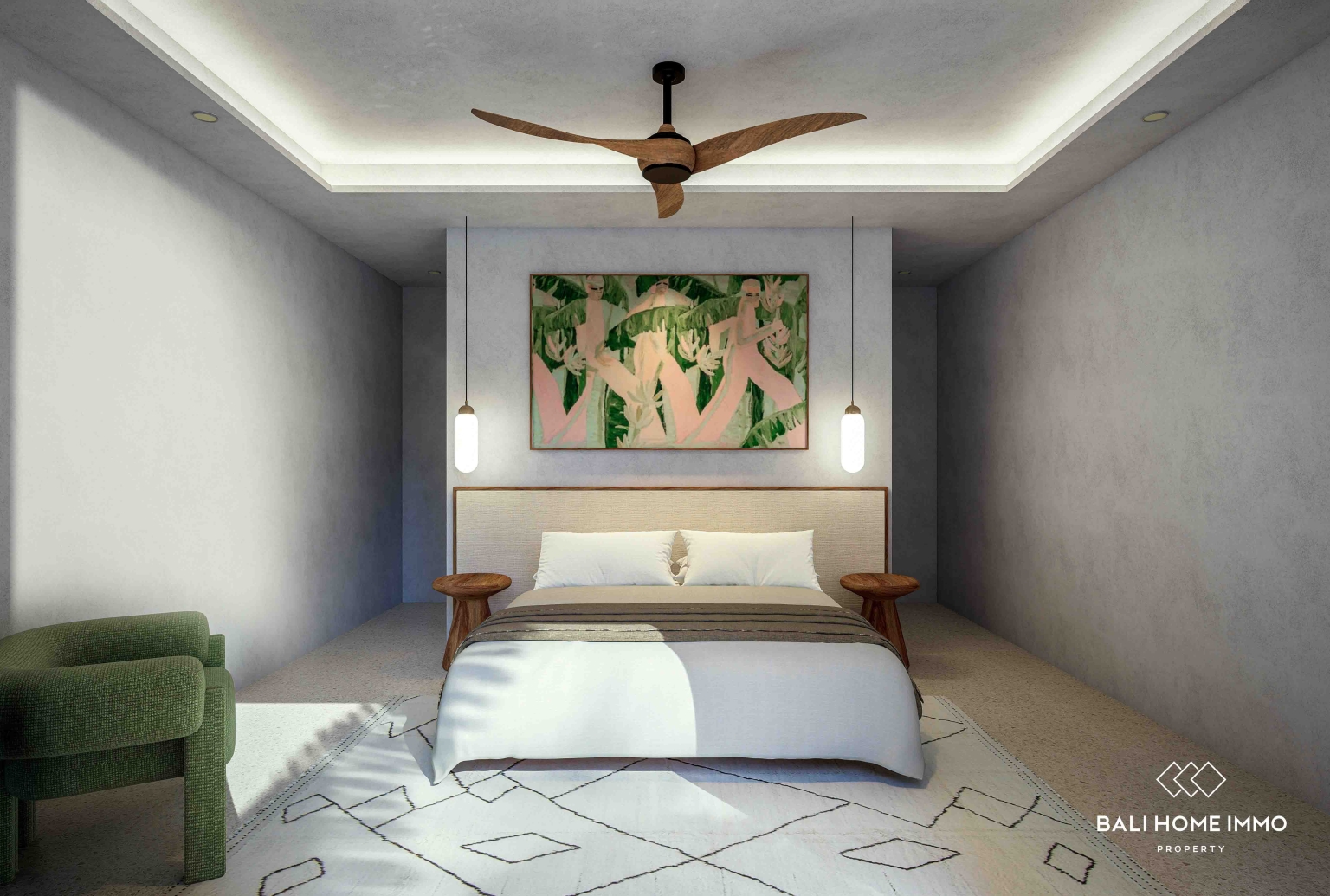 Villa tropicale de luxe de 3 chambres à coucher, sur plan, à vendre à Beraban view 12