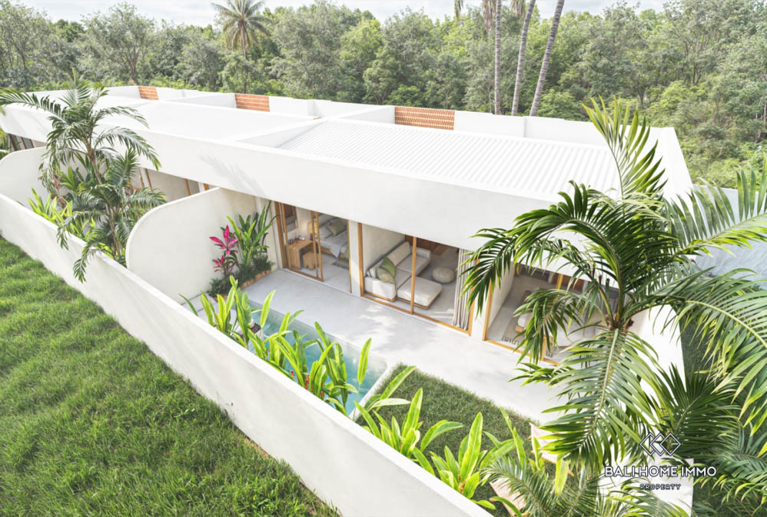 Off-plan Vila Minimalis Japandi 2 Kamar Dijual di Pererenan view 17