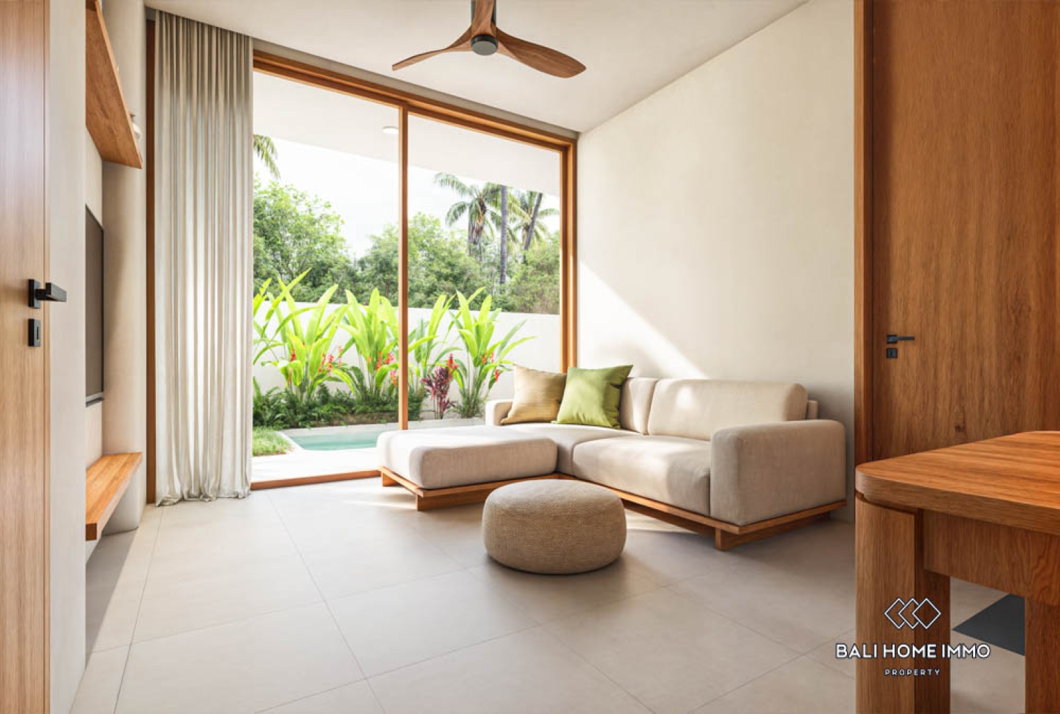 Off-plan Vila Minimalis Japandi 2 Kamar Dijual di Pererenan view 4