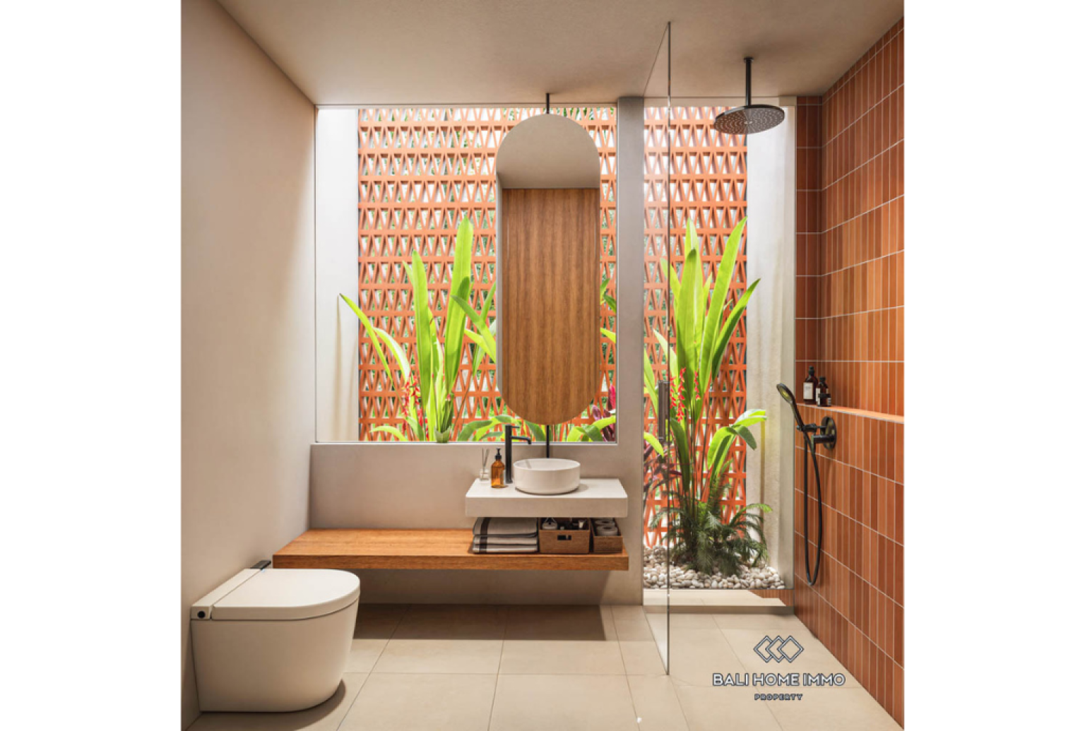 Off-plan Vila Minimalis Japandi 2 Kamar Dijual di Pererenan view 14