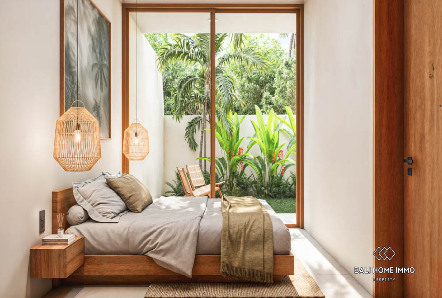 Off-plan Vila Minimalis Japandi 2 Kamar Dijual di Pererenan view 12