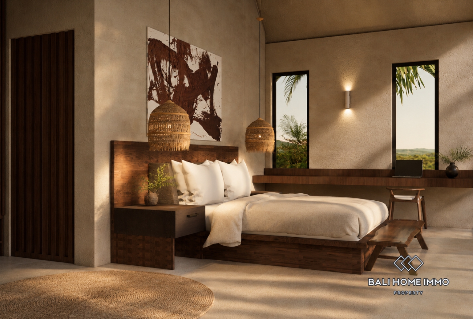 Villas de charme modernes 1 chambre à coucher, sur plan, à vendre en bail emphytéotique à Balangan view 20