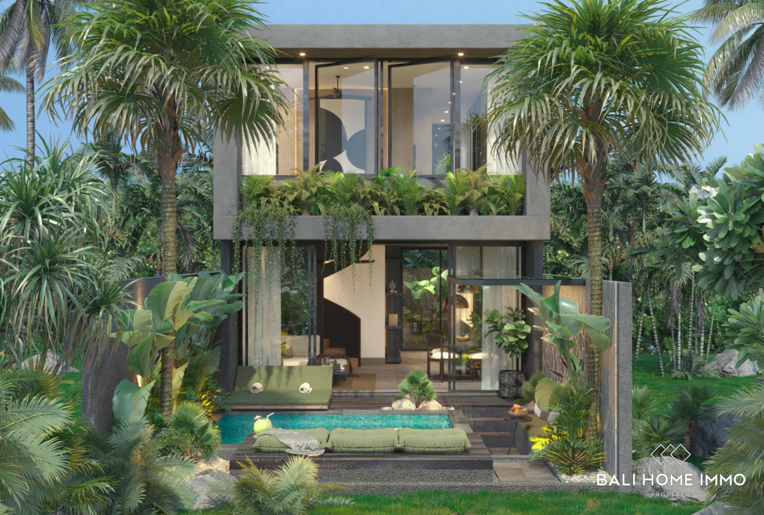 Off-Plan Modern 2-Bedroom Villa for Sale Leasehold in Ungasan, Bali Near Karma Kandara view 2