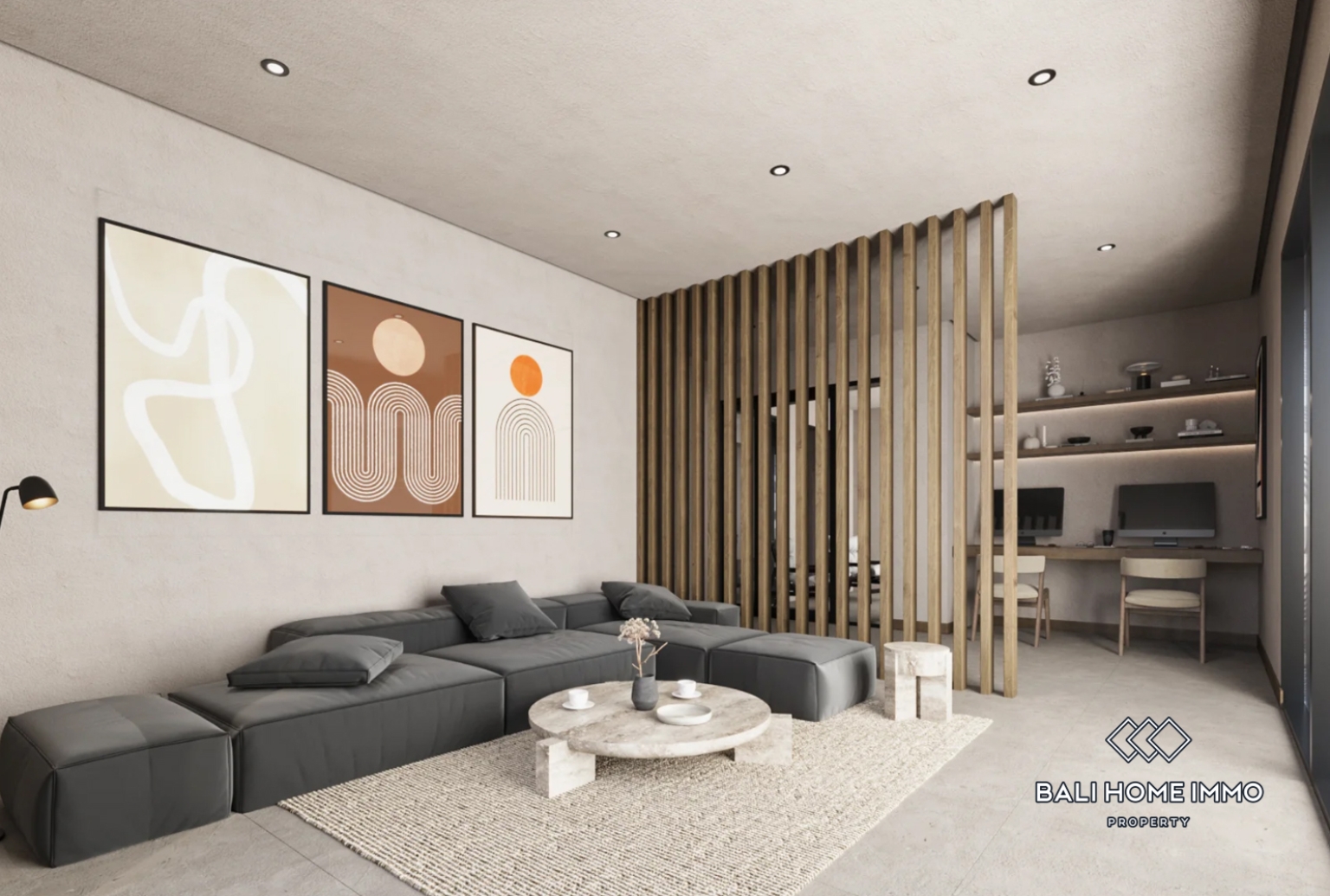 Off Plan Modern 3 Bedroom Ocean View Villas for Sale Leasehold in Pecatu view 3