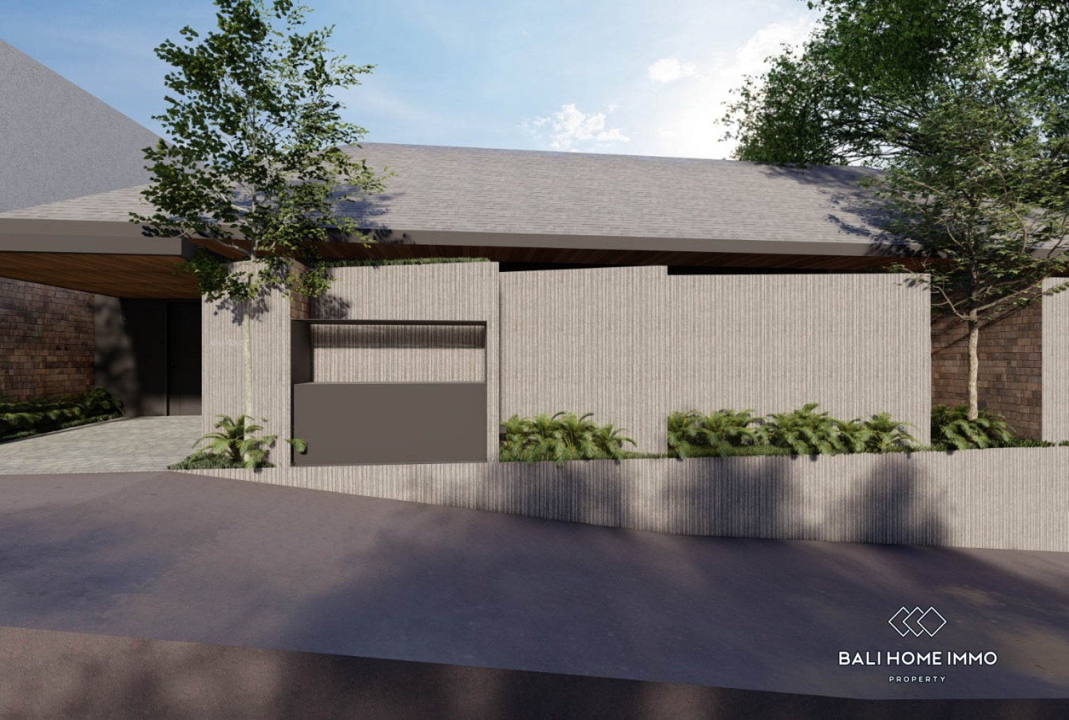 Sur plan Villa moderne de 4 chambres avec vue sur les rizières, à vendre à Ubud view 12