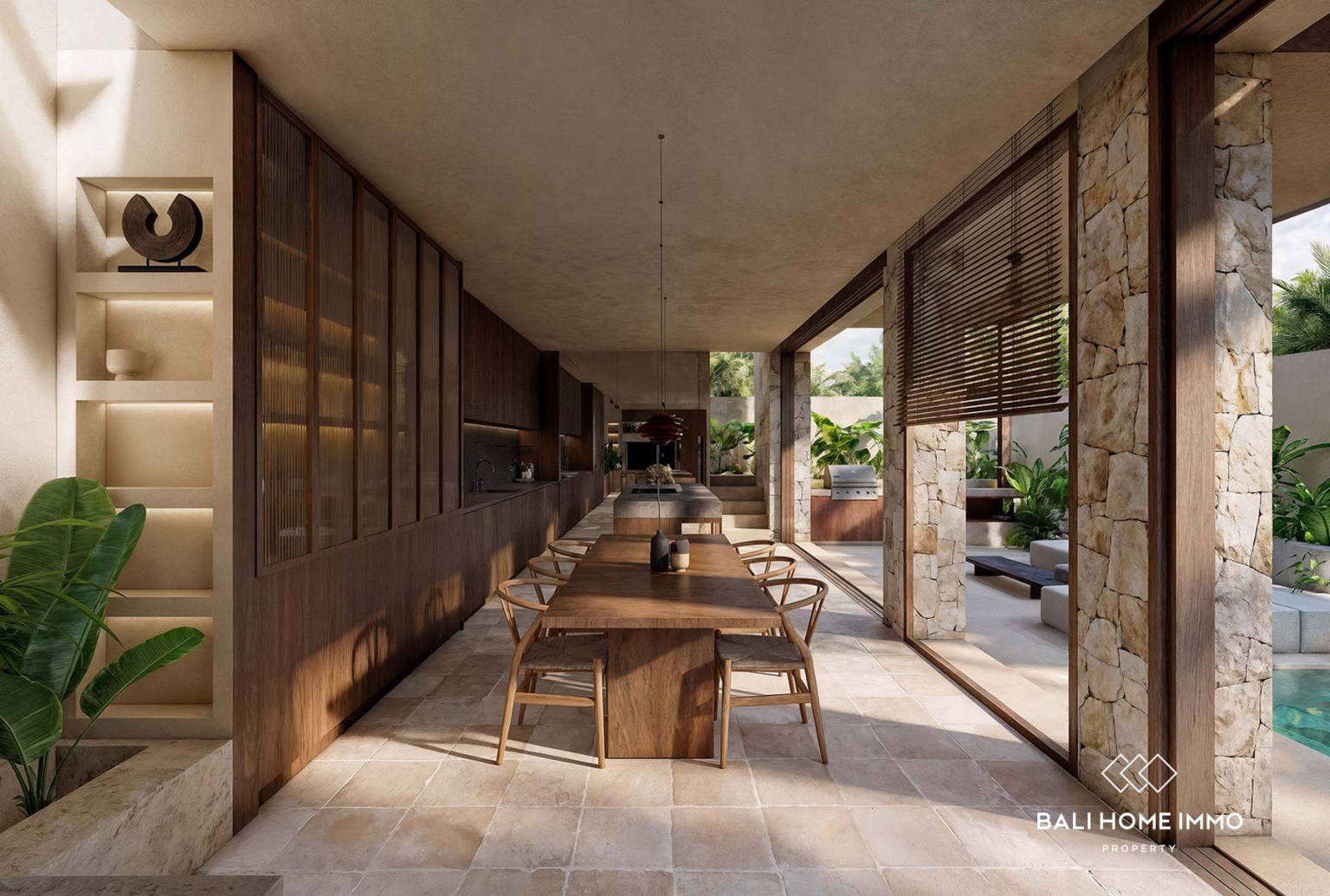 Villa moderne de 2 chambres à coucher, sur plan, à vendre à Seseh, Bali view 5