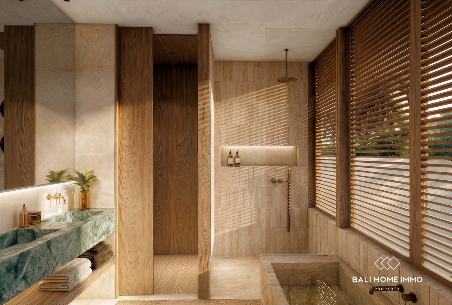 Villa moderne de 2 chambres à coucher, sur plan, à vendre à Seseh, Bali view 14