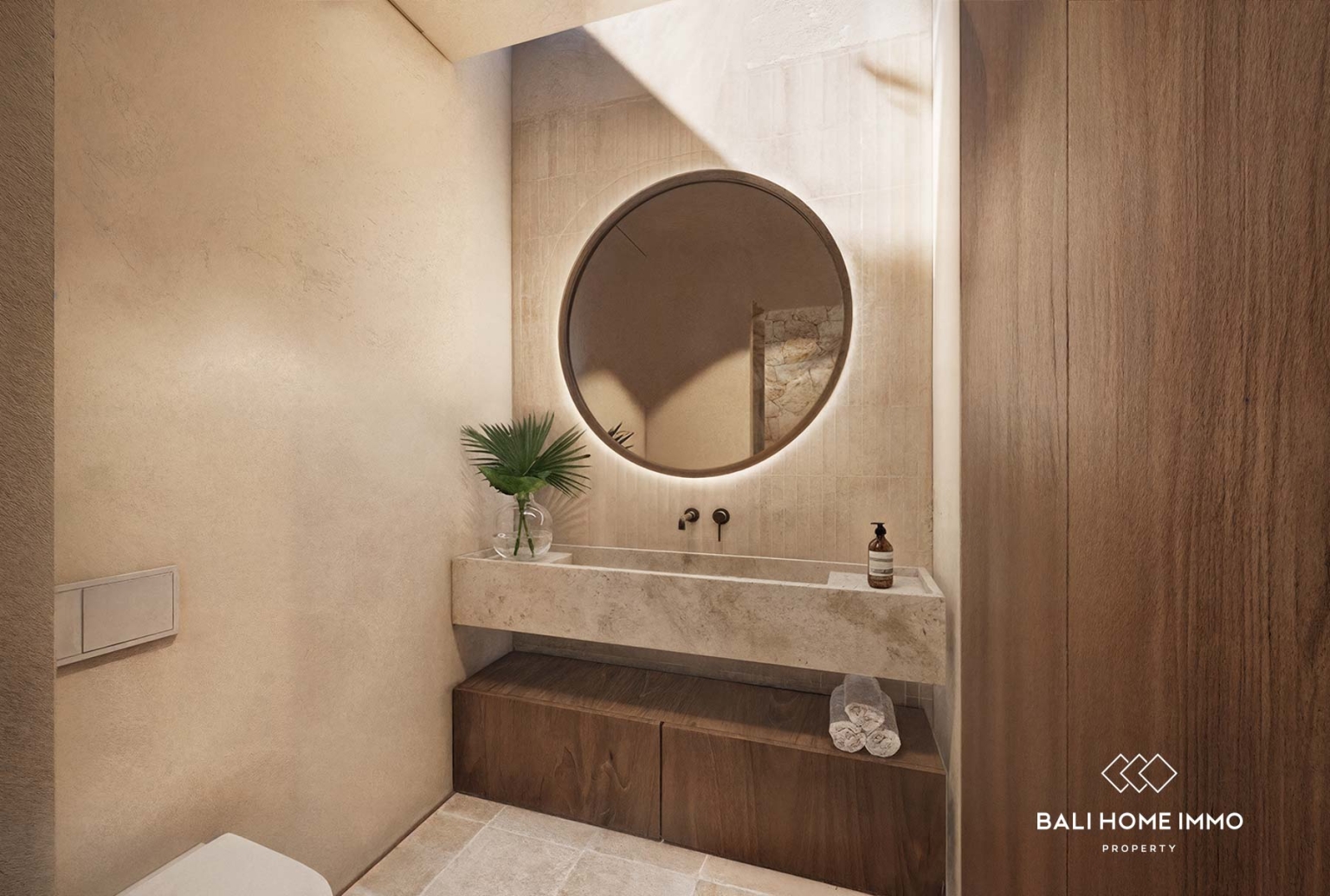 Villa moderne de 2 chambres à coucher, sur plan, à vendre à Seseh, Bali view 11