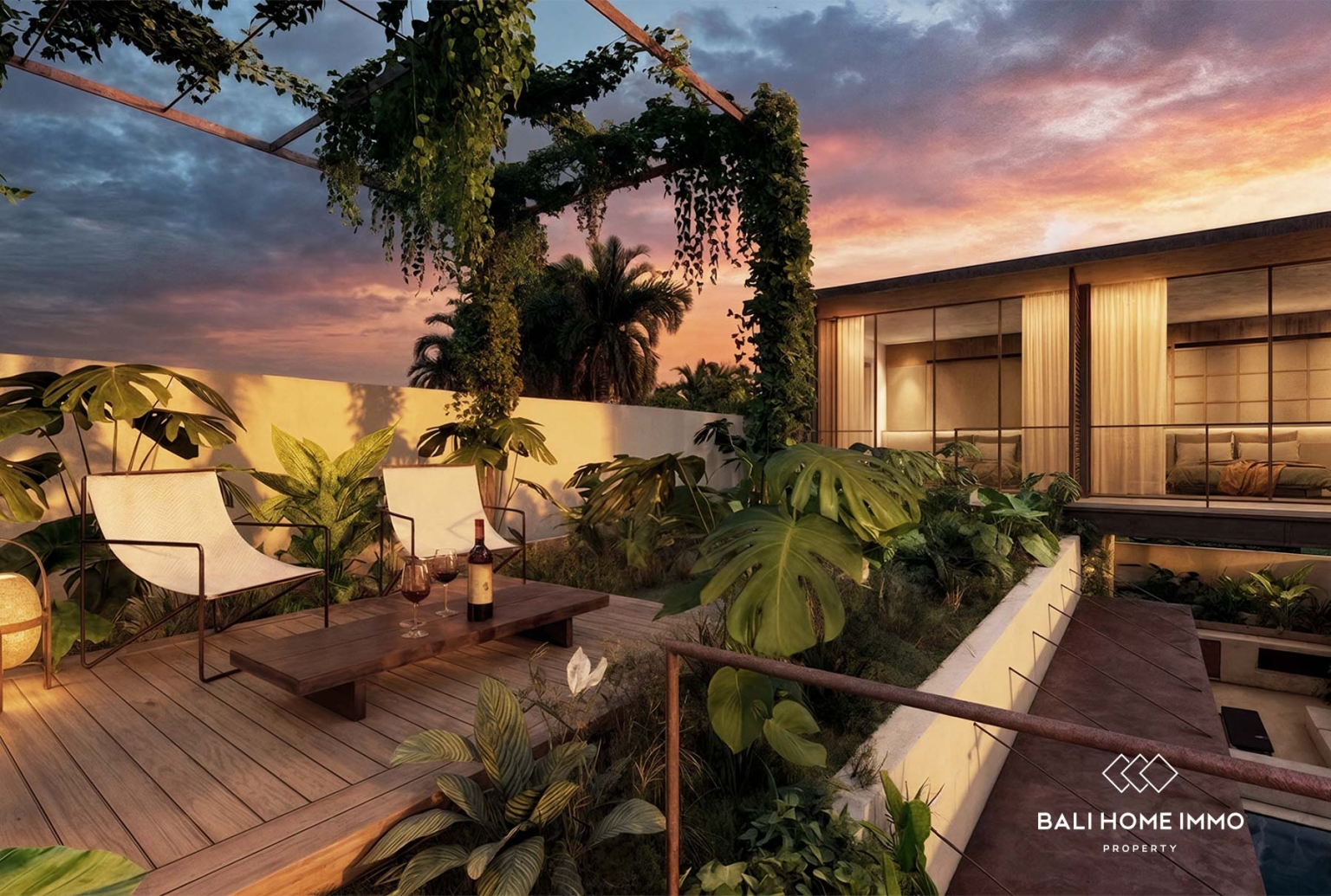 Villa moderne de 2 chambres à coucher, sur plan, à vendre à Seseh, Bali view 19