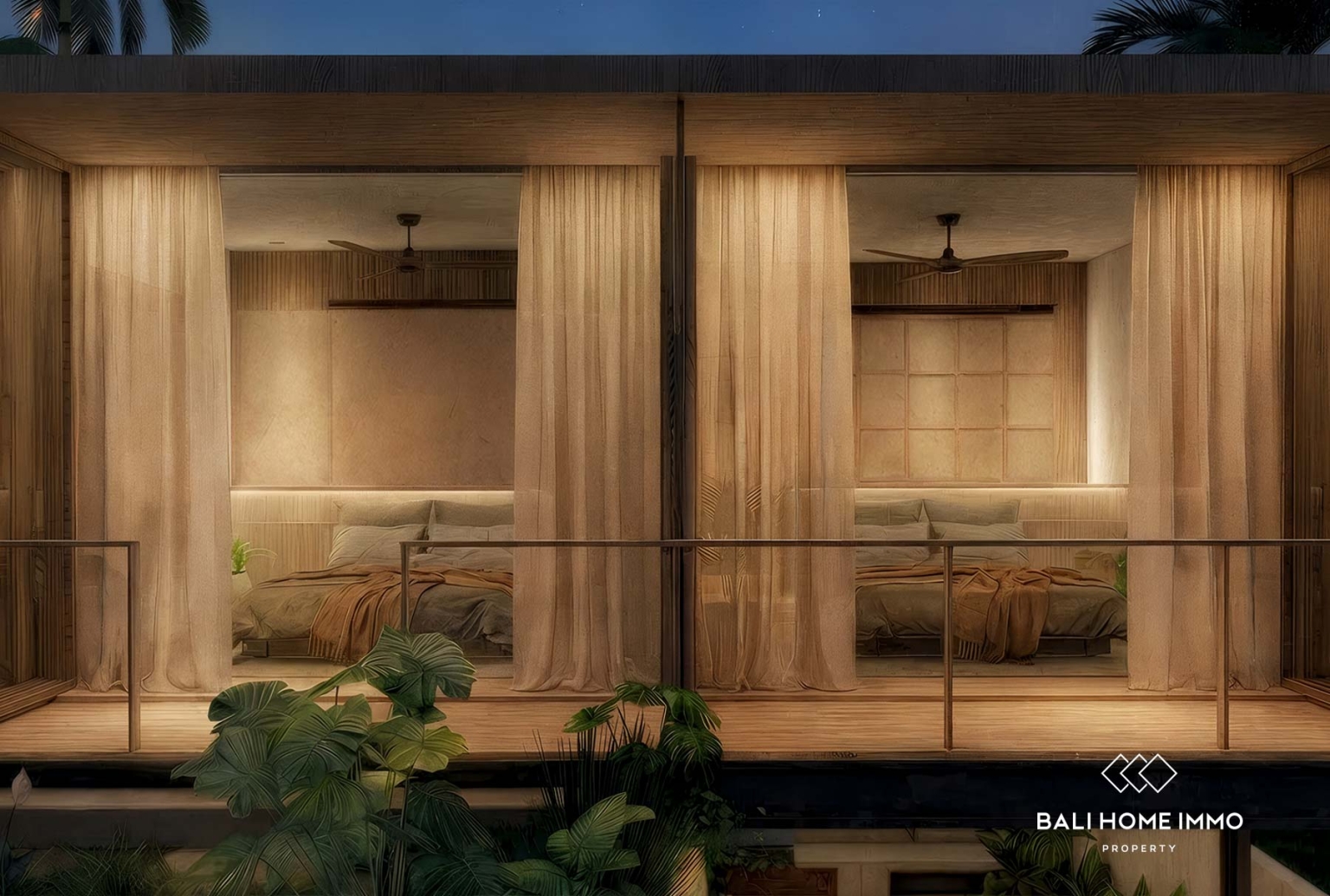 Villa moderne de 2 chambres à coucher, sur plan, à vendre à Seseh, Bali view 21