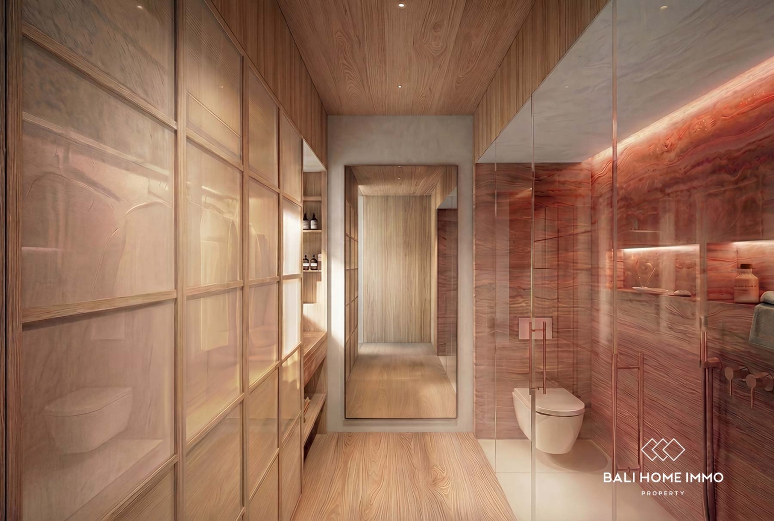 Villa moderne de 2 chambres à coucher, sur plan, à vendre à Seseh, Bali view 15