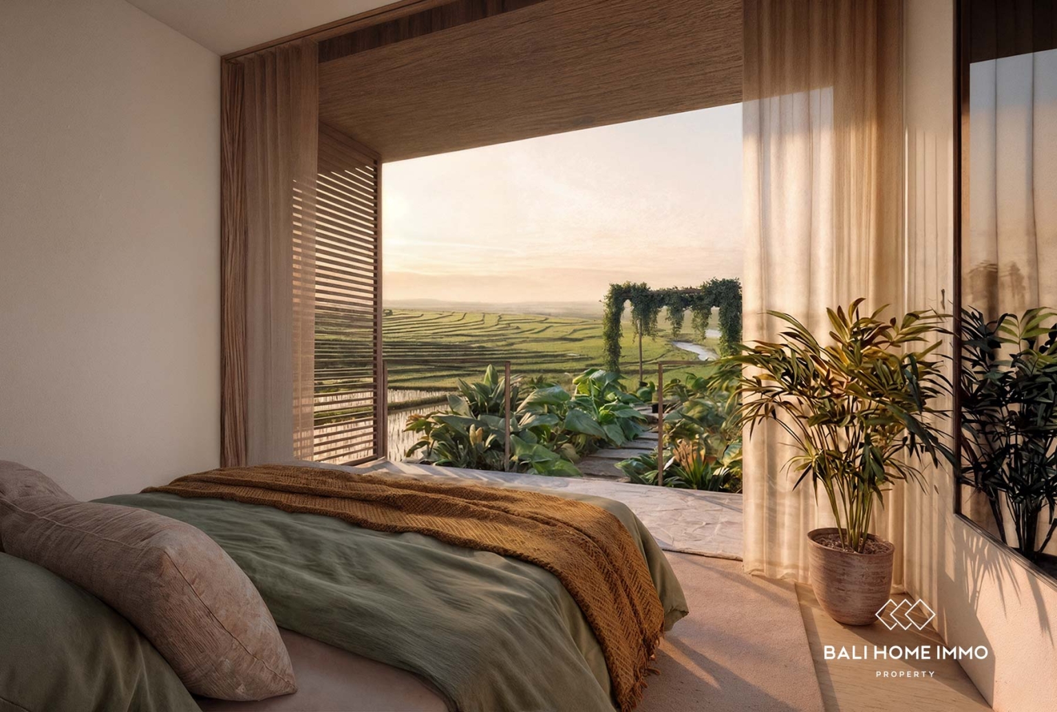 Villa moderne de 2 chambres à coucher, sur plan, à vendre à Seseh, Bali view 7