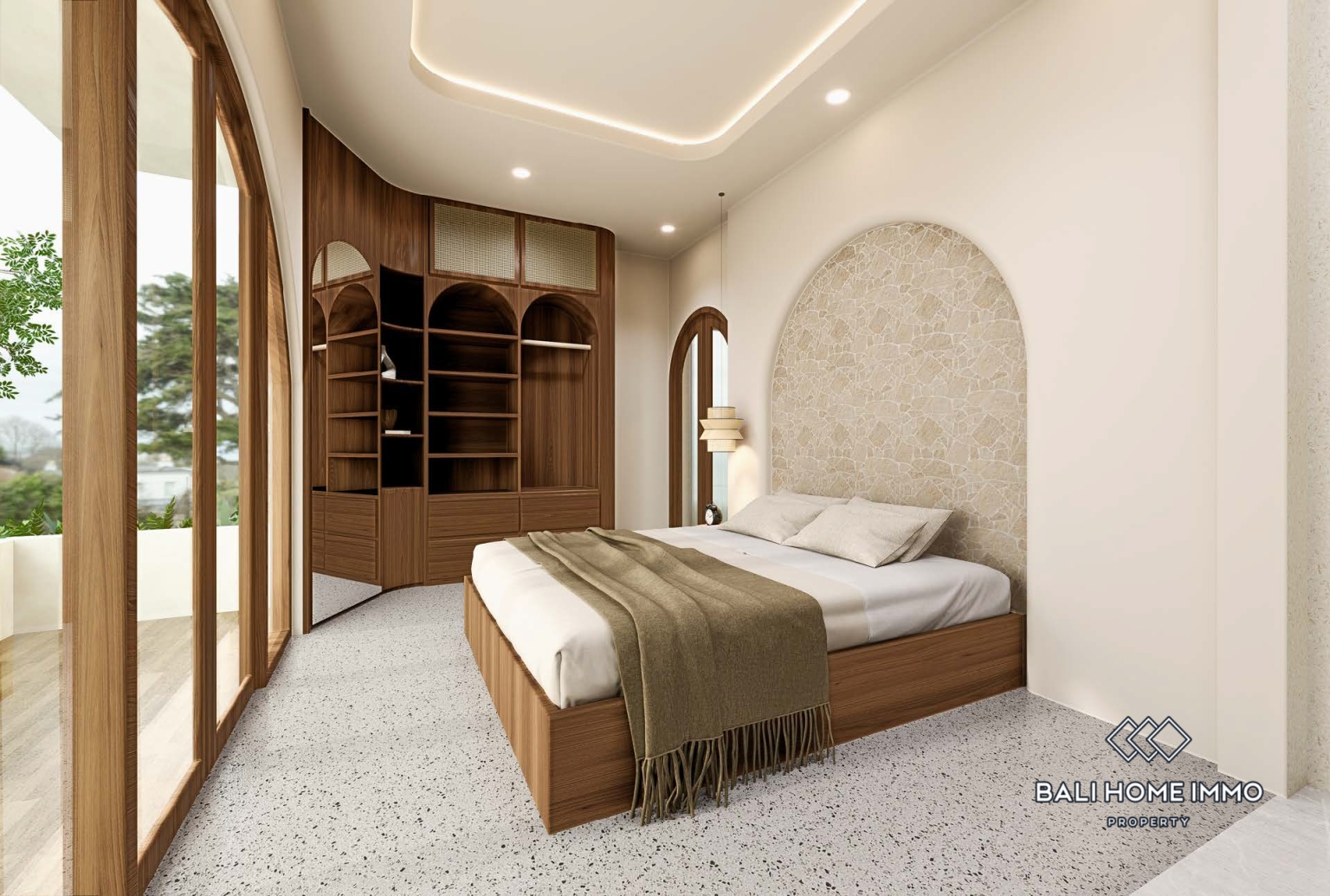 Off Plan Modern Mediterranean 3 Bedroom Ocean View Villas for Sale Near Pecatu view 9