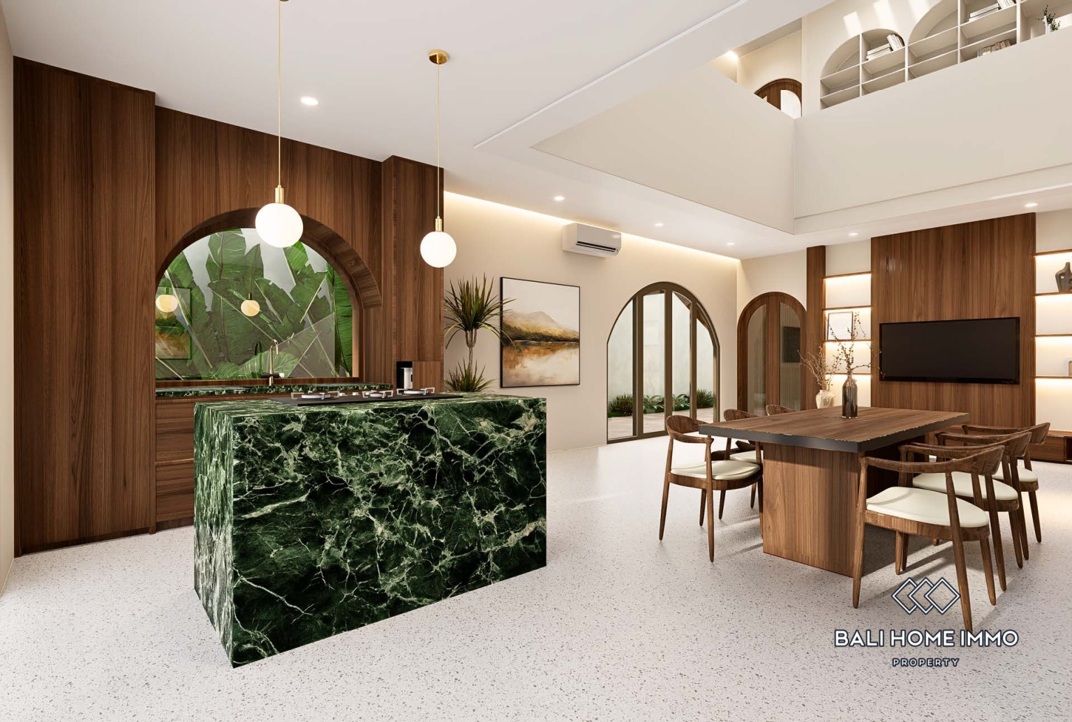Off Plan Modern Mediterranean 3 Bedroom Ocean View Villas for Sale Near Pecatu view 6