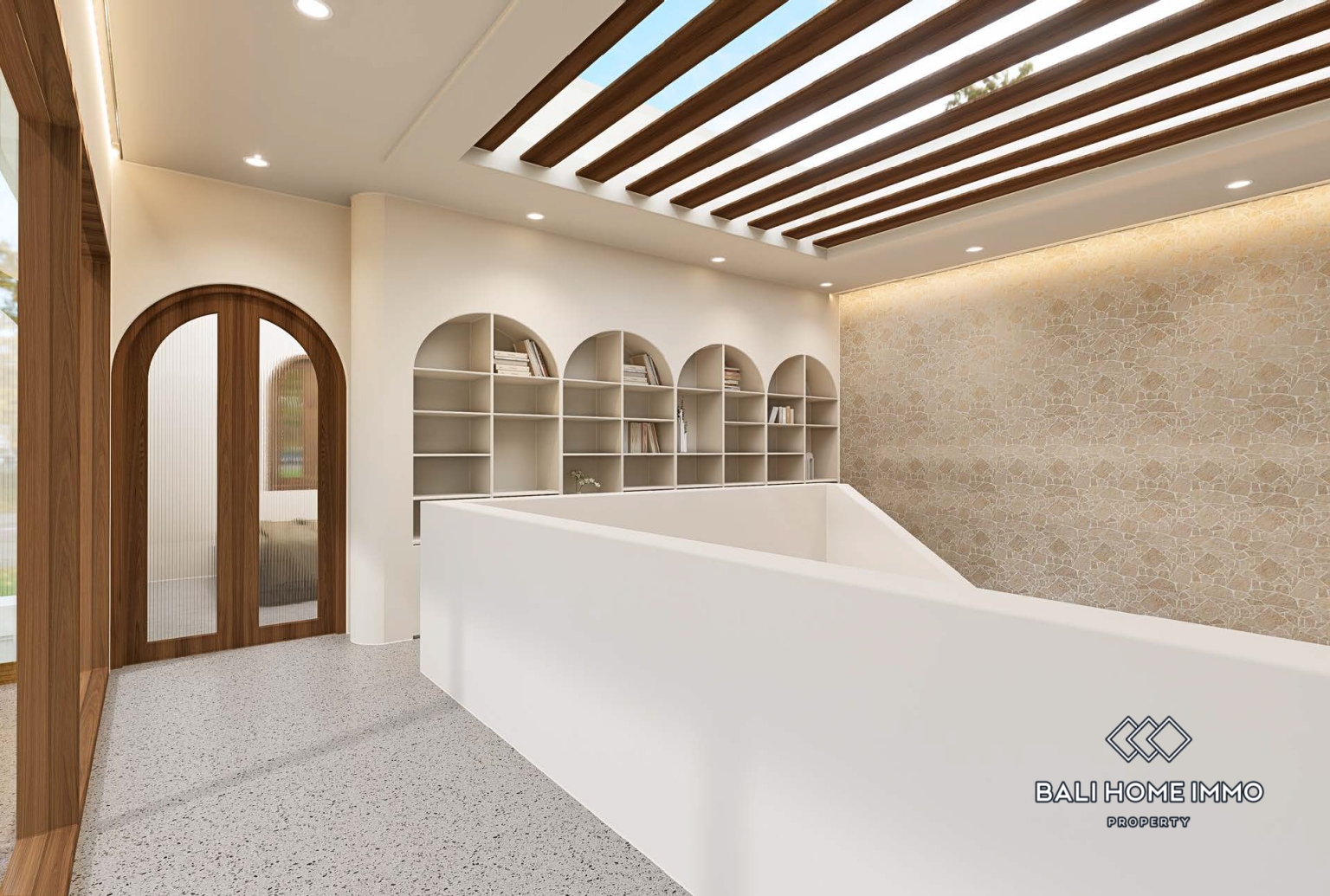 Off Plan Modern Mediterranean 3 Bedroom Ocean View Villas for Sale Near Pecatu view 11