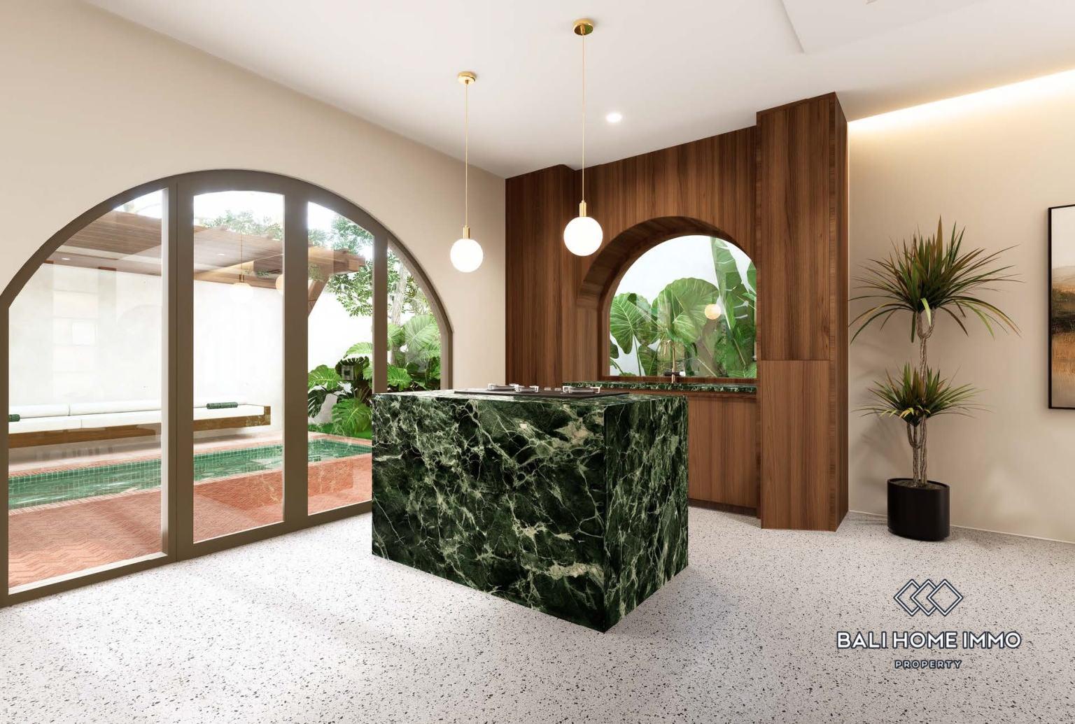 Off Plan Modern Mediterranean 3 Bedroom Ocean View Villas for Sale Near Pecatu view 7