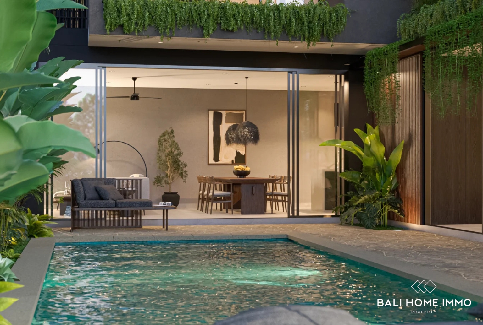 Off-Plan Modern Tropical 3-Bedroom Villa for Sale Leasehold in Ungasan view 4