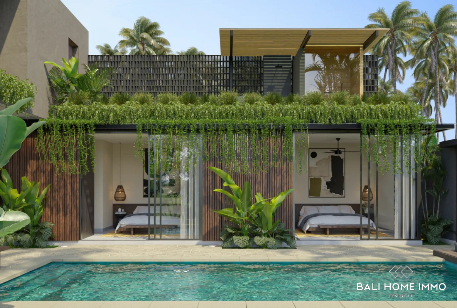 Off-Plan Modern Tropical 3-Bedroom Villa for Sale Leasehold in Ungasan view 11