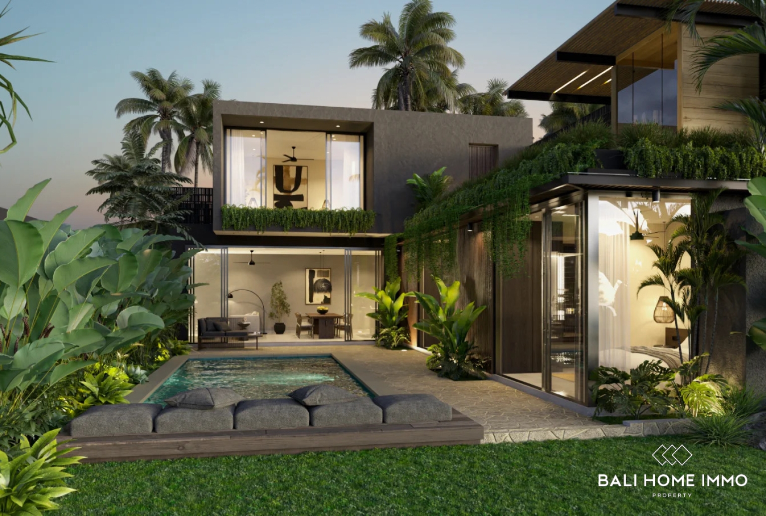 Off-Plan Modern Tropical 3-Bedroom Villa for Sale Leasehold in Ungasan view 10