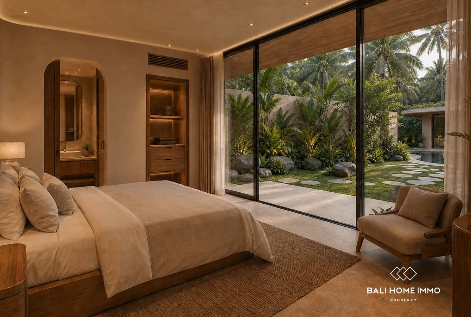OFF-PLAN NEAR BEACH 2 BEDROOM VILLA FOR LEASEHOLD SALE IN SESEH BALI view 6