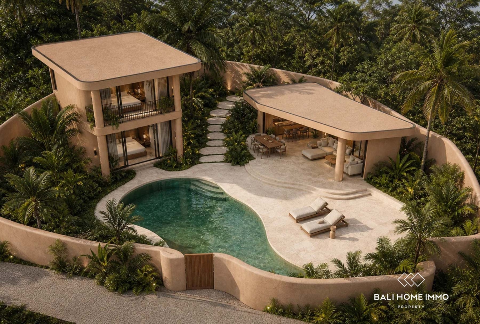 OFF-PLAN NEAR BEACH 2 BEDROOM VILLA FOR LEASEHOLD SALE IN SESEH BALI view 19